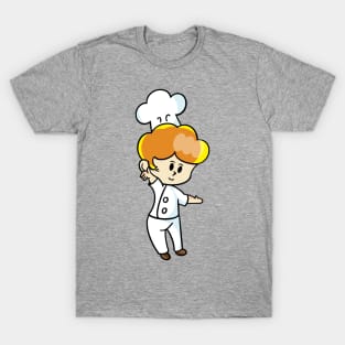 chef cartoon character  drawing design T-Shirt